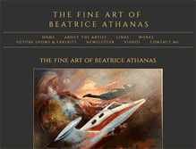 Tablet Screenshot of beatriceathanas.com